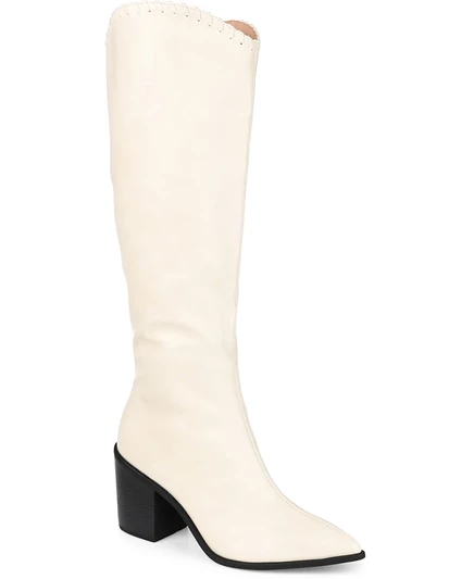 Женские сапоги Journee Collection Daria, широкие, кремовые