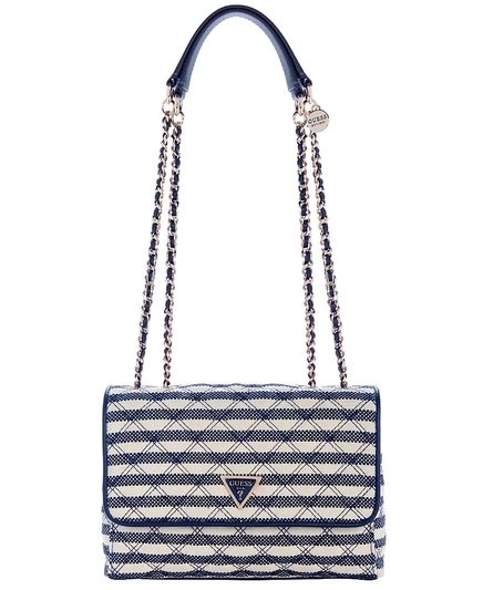 Женская сумка Guess Giully II маленькая с двумя отделениями, синяя