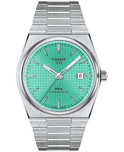 Мужские часы Tissot PRX Powermatic 80, 40 мм, сталь