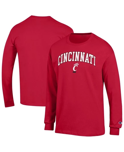 Мужской лонгслив Champion Cincinnati Bearcats, красный