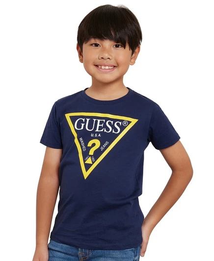 Детская футболка Guess Classic Logo, синяя