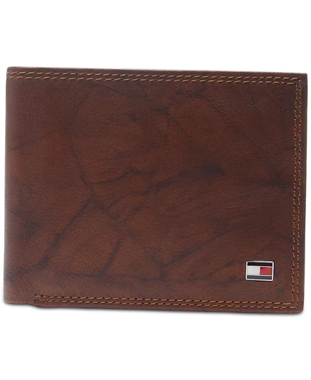 Мужской кошелек Tommy Hilfiger Traveler с RFID, бежевый