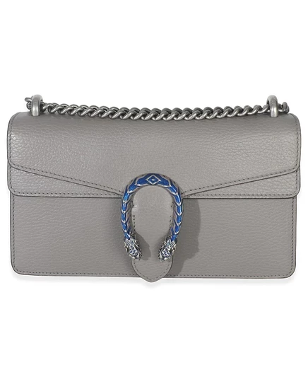 Женская сумка Gucci Dionysus Small из телячьей кожи, серая