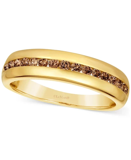 Мужское кольцо Le Vian Chocolatier, 0,5 ct, 14k, золотое