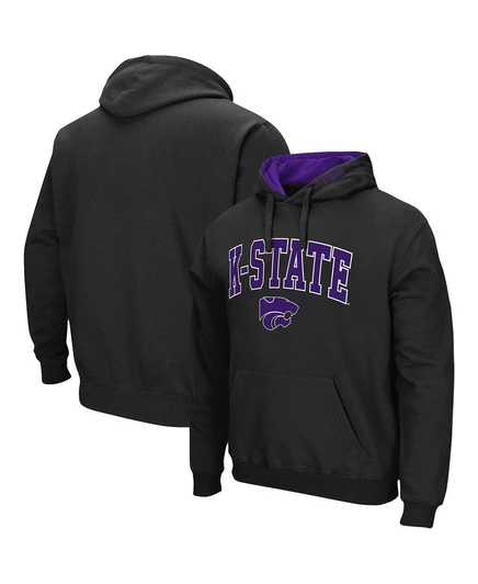 Мужское худи Colosseum Kansas State Wildcats Arch Logo 3.0