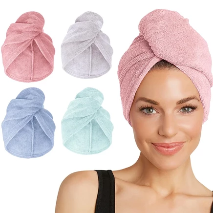 Полотенце-турбан Turbie Twist Microfiber, голубое