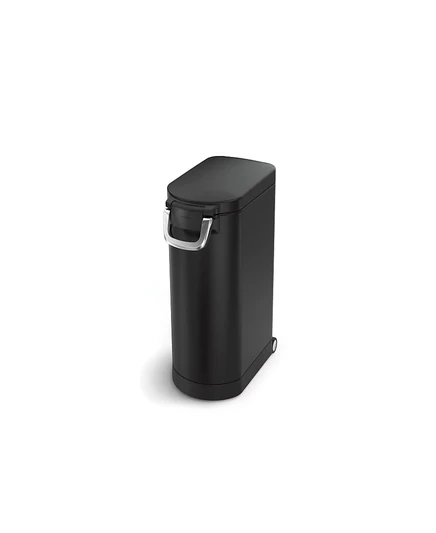 Контейнер SimpleHuman Large для корма с совком, черный