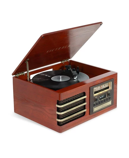 Виниловый проигрыватель Victrola Ellington, деревянный