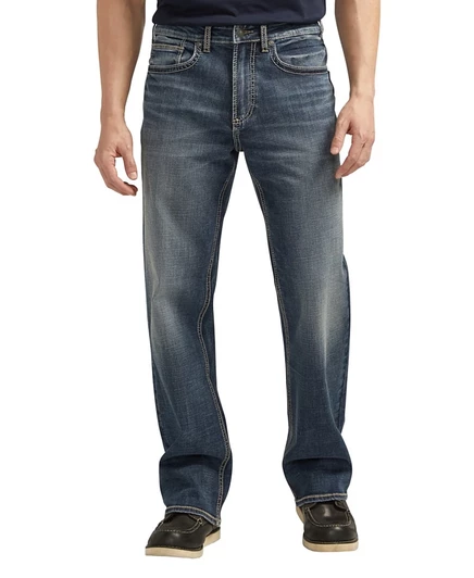 Мужские джинсы Silver Jeans Co. Gordie relaxed fit, синие