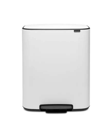 Мусорное ведро Brabantia Bo, 2×30 л, белое