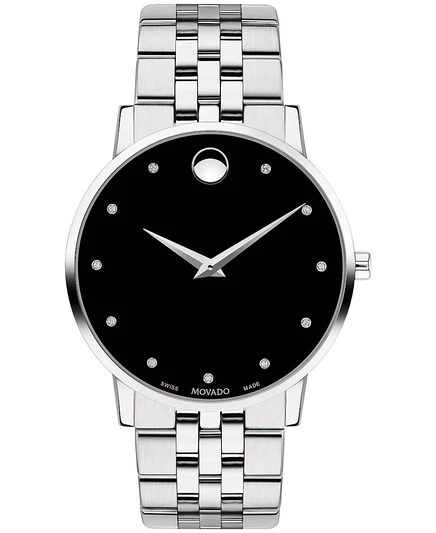 Мужские часы Movado Museum Classic 40 мм с бриллиантами