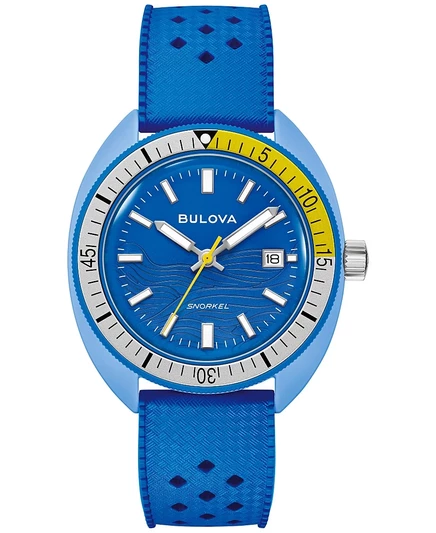Мужские часы Bulova Snorkel 41 мм, синие
