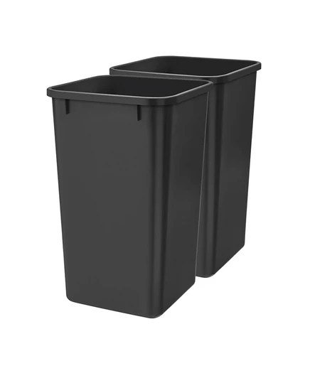 Контейнер для мусора Rev-A-Shelf RV-1024-18-2 25,6 л, черный, 2 шт
