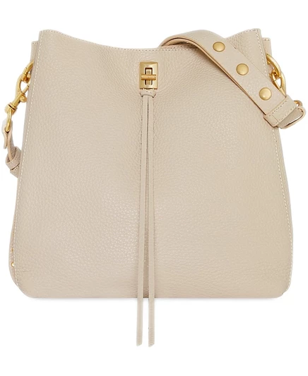 Женская сумка Rebecca Minkoff Darren кожаная, песочная