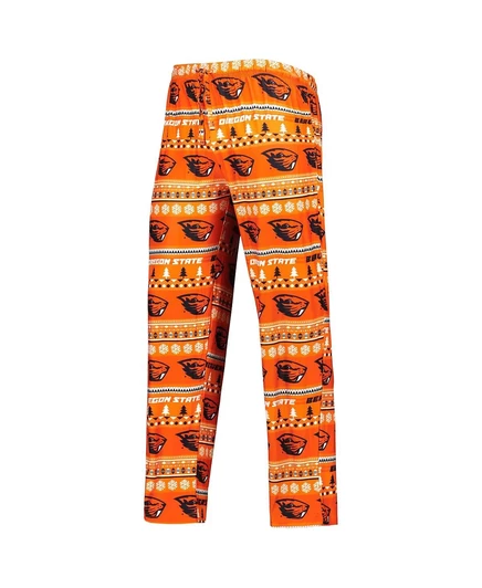 Мужской комплект для сна Concepts Sport оранжевого цвета Oregon State Beavers с длинными рукавами и брюками на шарнирах orange