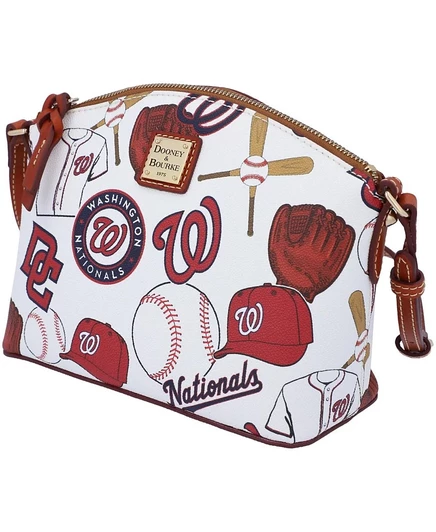 Сумка Dooney & Bourke Gameday Suki с мини-клатчем, белая