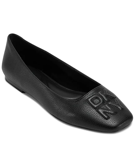 Женские балетки DKNY Darianne, квадратный мыс, черные