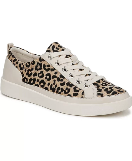  Женские кроссовки Winny на шнуровке leopard raffia