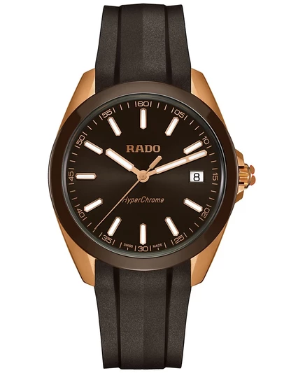 Мужские часы Rado HyperChrome 42 мм, коричневые