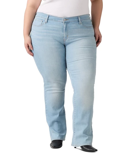 Женские джинсы Levi's 415 больших размеров, индиго