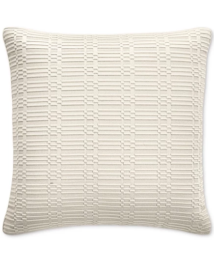 Декоративная подушка Hotel Collection Linear 51×51 см, белая