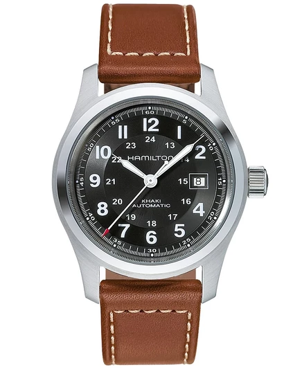 Мужские часы Hamilton H70555533 автомат, 42 мм, коричневые