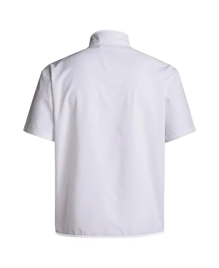 Мужская куртка Adidas 1/2‑zip тренерская, белая