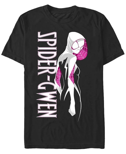 Пятое солнце Fifth Sun Мужская футболка Spider Gwen Crew с коротким рукавом black