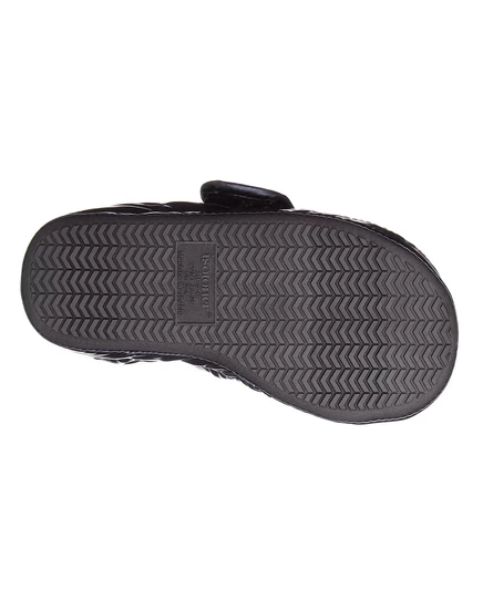 Фирменные женские тапочки Isotoner с закрытой спинкой black