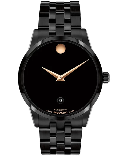 Мужские часы Movado Museum Classic, автомат, черные