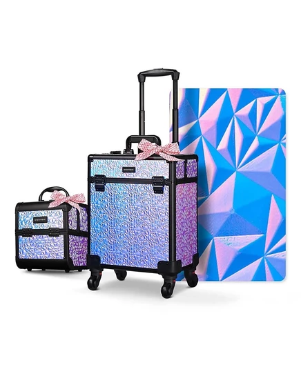 Женский кейс для косметики Byootique 2-в-1, фиолетовый