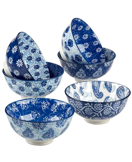 Набор мисок Certified International Carnival Blue, 6 шт., разноцветные