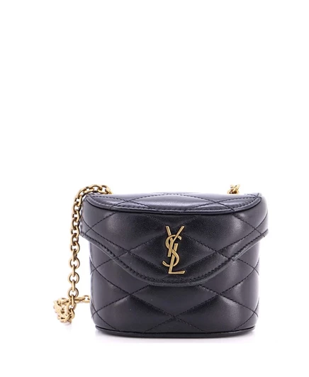 Женская сумка Pre-Owned Saint Laurent Micro June Box, черная