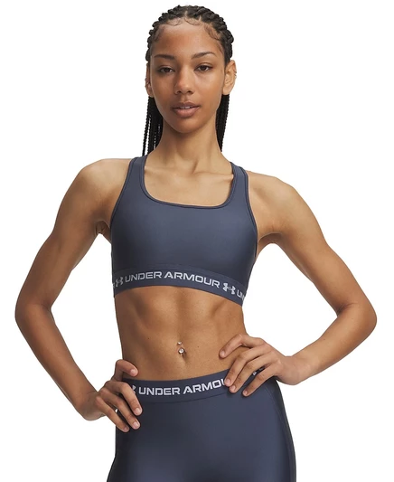 Женский топ Under Armour, средняя поддержка, серый