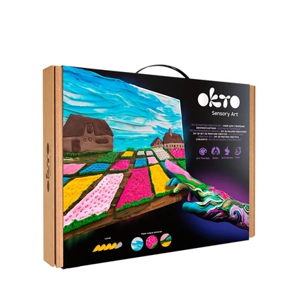 Набор для 3D-рисования Wise Elk OKTO «Flower Beds in Holland», 11.8″×15.7″