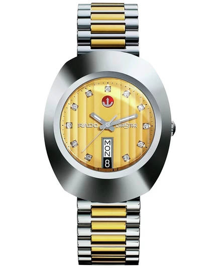 Унисекс часы Rado DiaStar Original 35 мм, сталь/золото