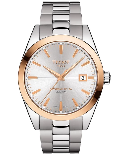 Мужские часы Tissot Gentleman, автоматические, 40 мм, серебристые