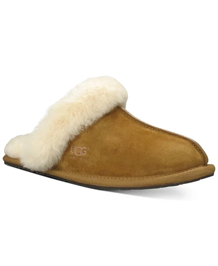 Женские тапочки UGG Scuffette II, каштановые