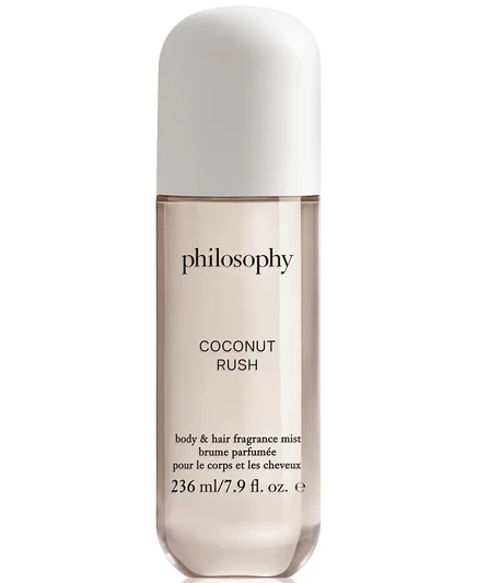 мист с ароматом кокоса Philosophy Coconut Rush для тела и волос, 7,9 унции, без цвета
