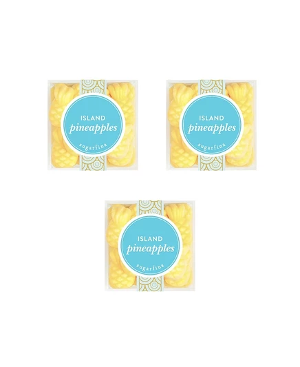 Набор конфет sugarfina island pineapples, 3 шт.