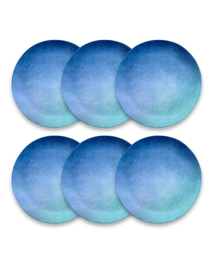 Тарелки Abode Homewares Oceanic Ombre, синий градиент