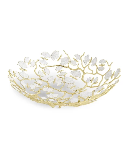 Декоративное блюдо Michael Aram Butterfly Ginkgo, золотое