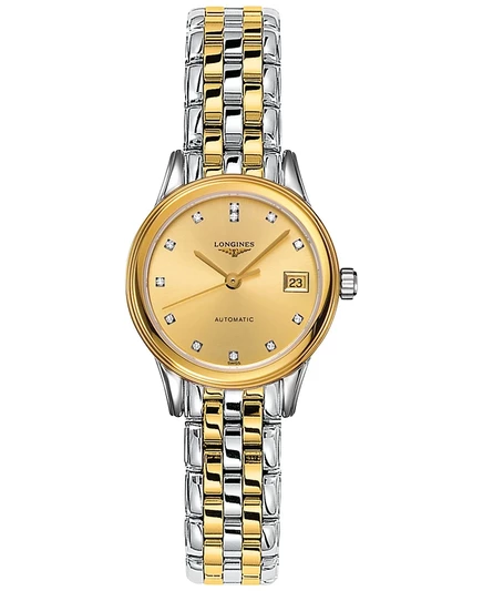 Женские часы Longines Flagship автомат с бриллиантами, 26 мм