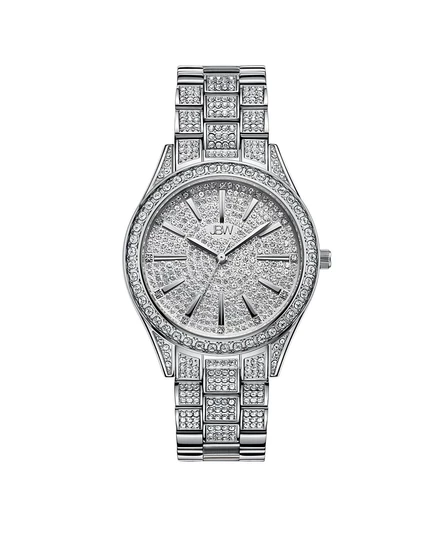 Женские часы JBW Cristal Diamond 38 мм, серебристые