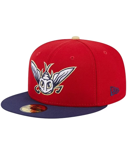 Мужская бейсболка New Era 59FIFTY Harrisburg Senators Mayflies, красная