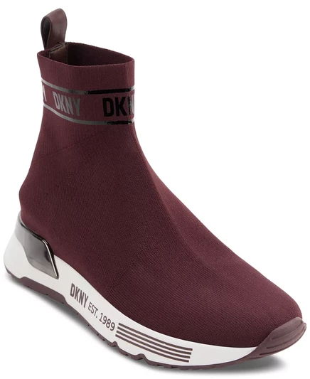  Женские кроссовки Neddie DKNY bordeaux