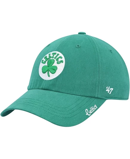 Женская кепка 47 Brand Boston Celtics с логотипом, зеленая