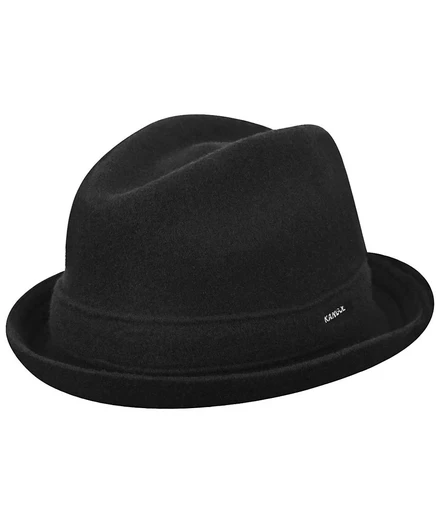 Мужская шляпа Kangol Wool Player из шерсти, черная