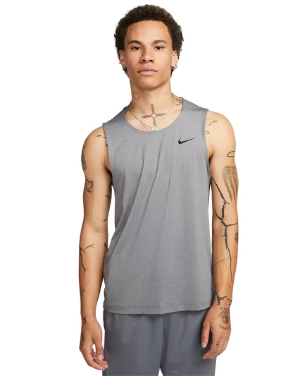  Мужские готовые майки для фитнеса Dri-FIT свободного кроя, обычные, большие и высокие  smoke grey/htr/(black)