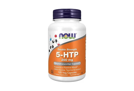 Биодобавка NOW Foods 5-HTP 200 мг, 120 капсул